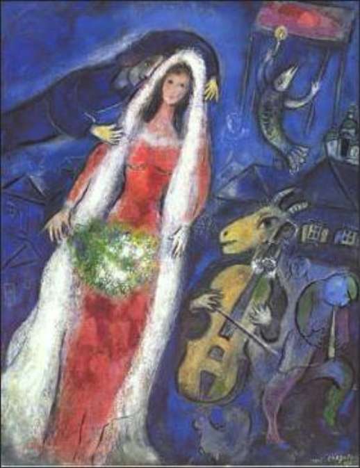 chagall-la-marriee